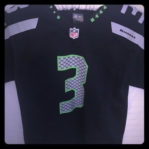 Football jerseys - Wilson, Gronkowski and Watts